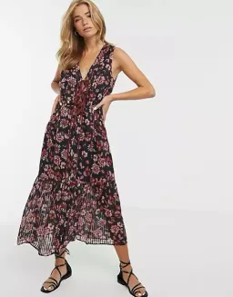 Stevie May Dakota Midi Dress Floral Size XS  for rent on The Volte - image 1