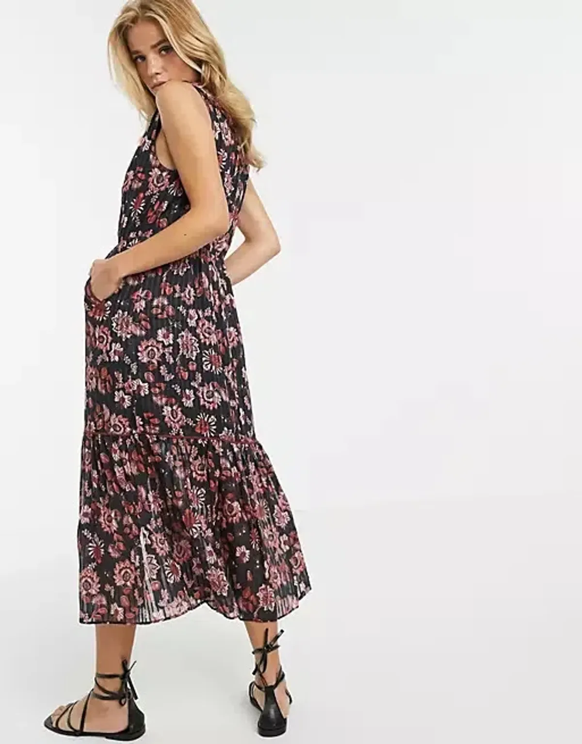 Stevie May Dakota Midi Dress Floral Size XS  - Image 3