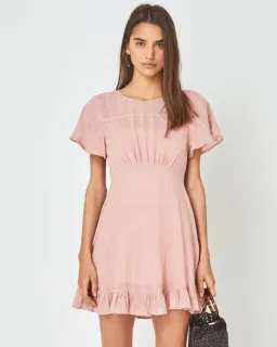 Auguste The Label Pia Mini Dress Pink Size 6 for rent on The Volte - image 2