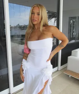 Fanci Club The Crime Dress White Size S/AU 8 for rent on The Volte - image 4