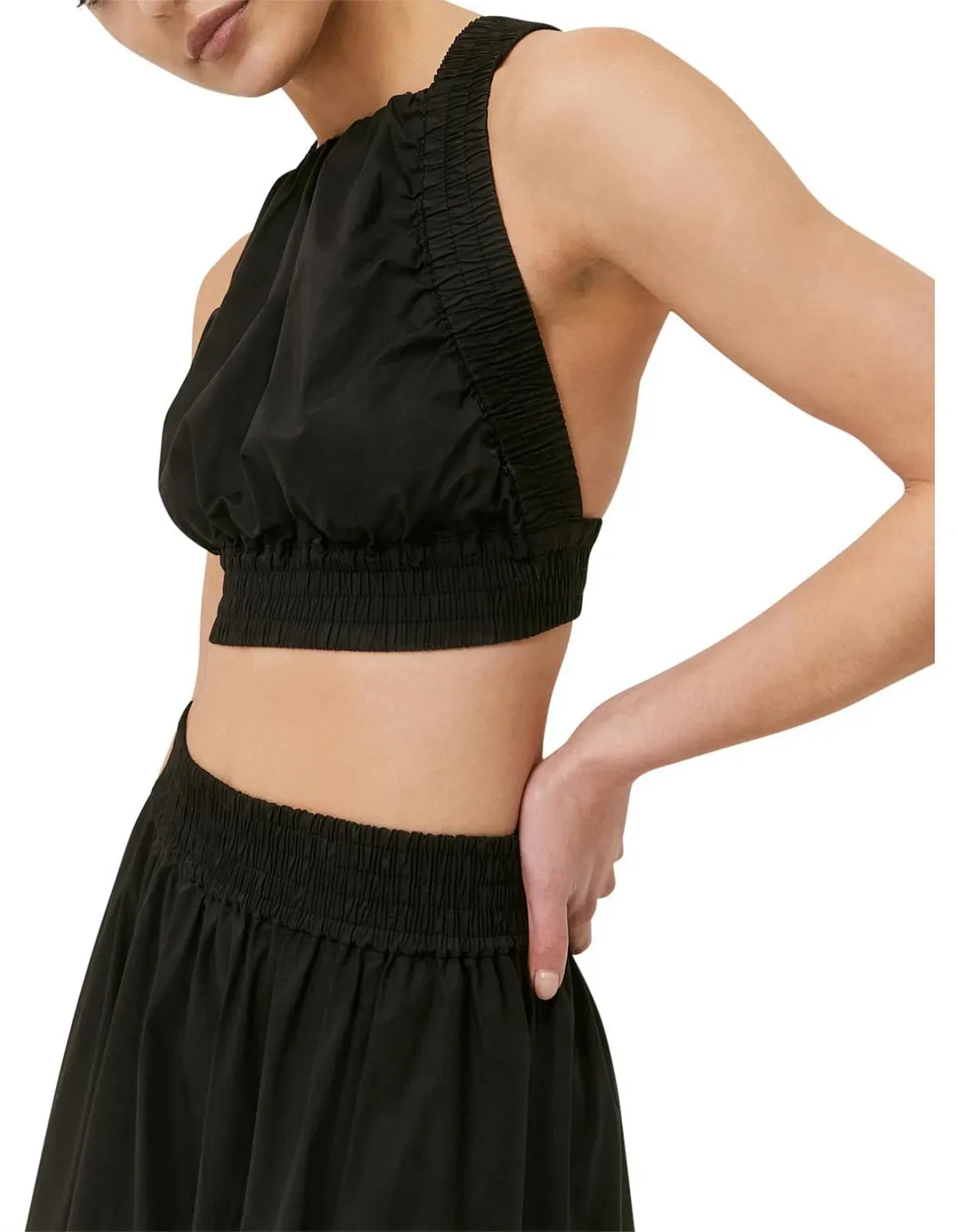Saba Kiera Crop and Skirt Set Black Size 8 - Image 3