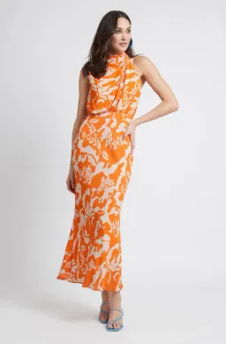 Sheike Florida Dress Orange Size 8 for rent on The Volte - image 2