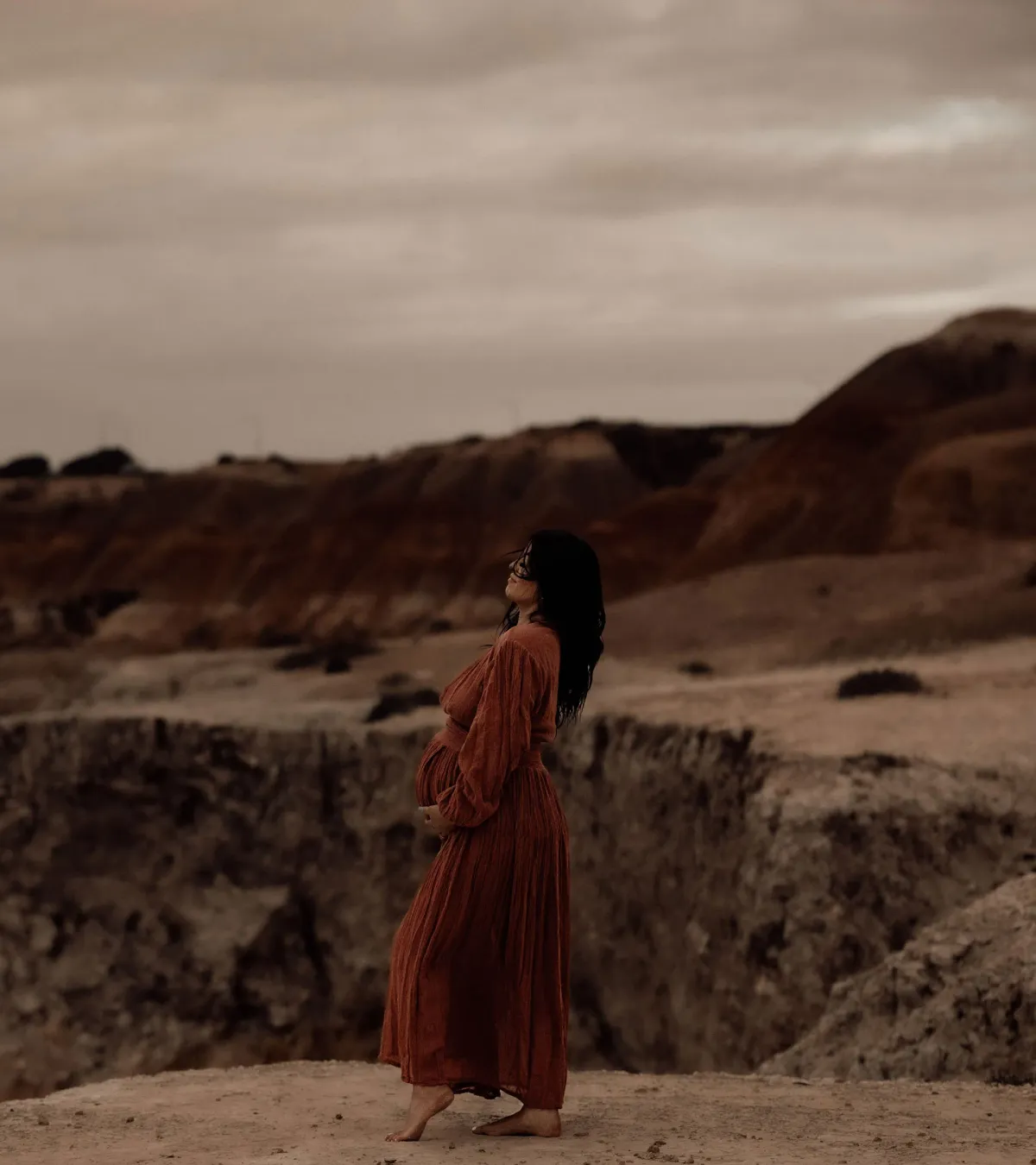 Jen's Pirate Booty Lapis Dress Rust Size M/L AU 10 - Image 8