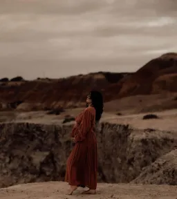 Jen's Pirate Booty Lapis Dress Rust Size M/L AU 10 for rent on The Volte - image 8