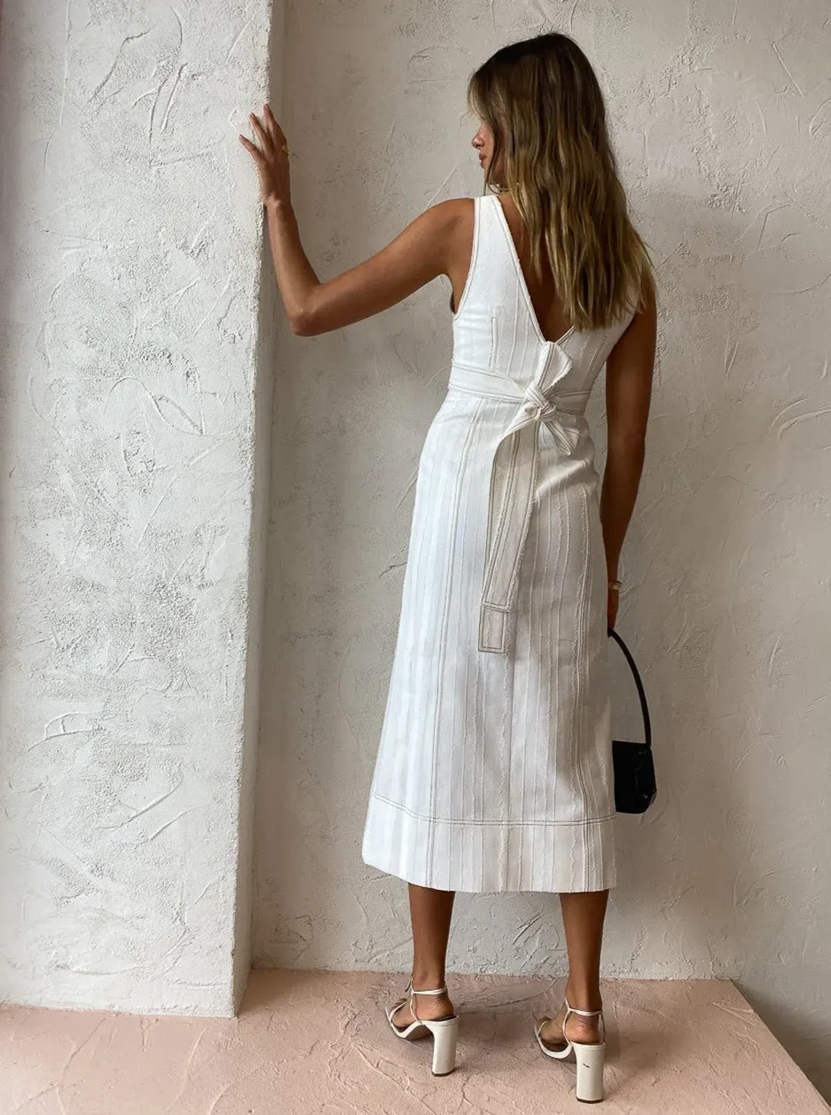 Acler Brooklake Dress White Size 6 - Image 3