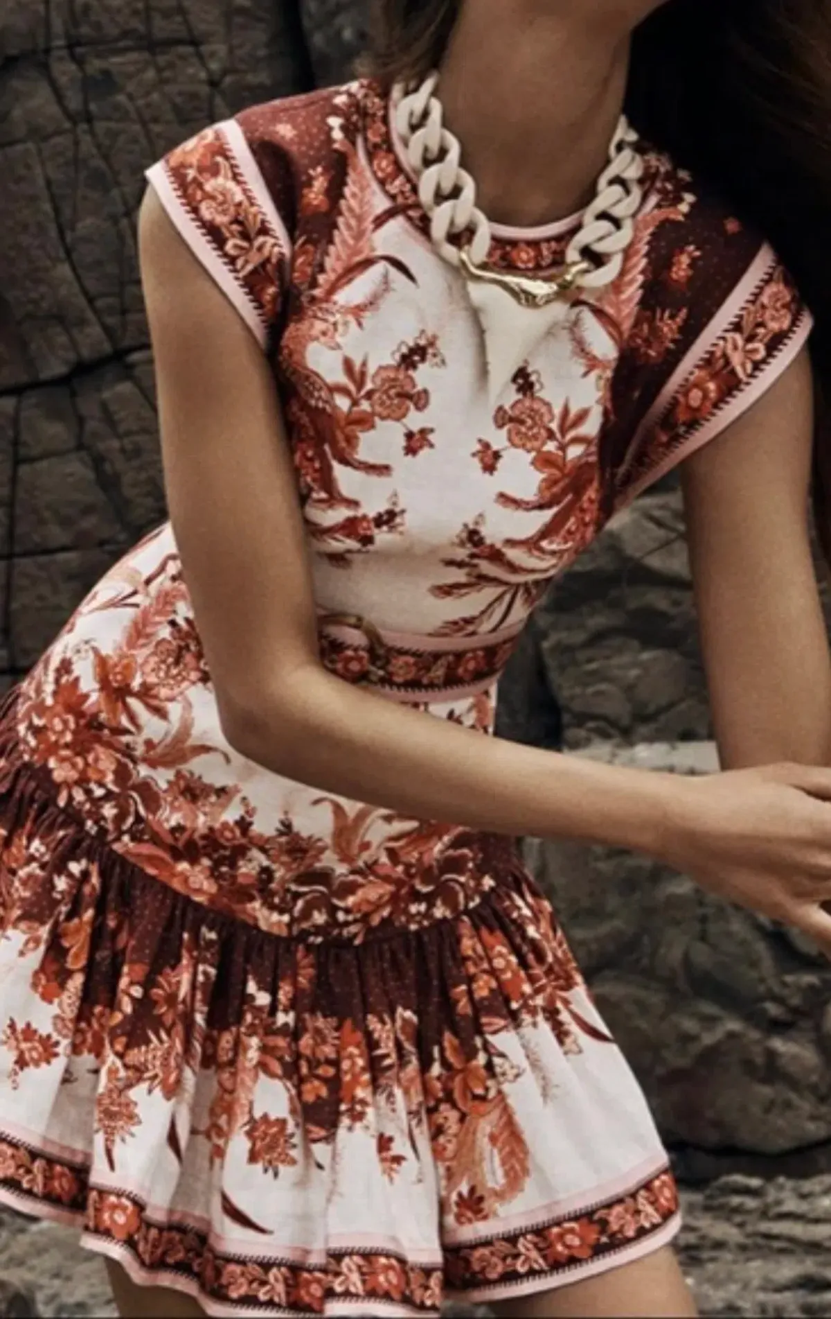 Zimmermann Wavelength Belted Mini Dress Red Size AU8/zimm size 0 - Image 2