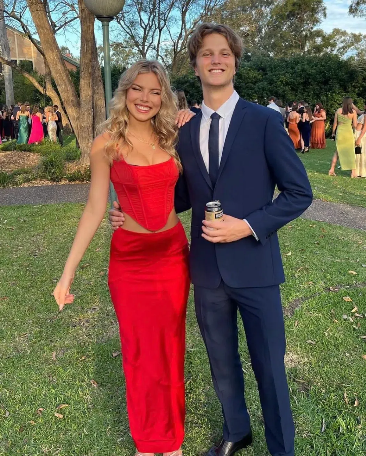 House Of CB Edetta Corset and Colette Skirt Set Red Size S / Au 8 - Image 6