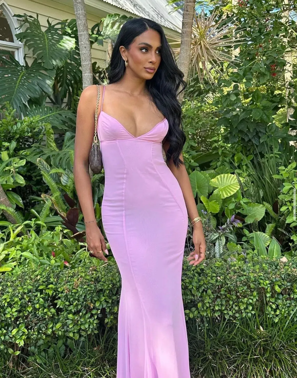 House Of CB Loren Maxi Dress Pink Size S / Au 8 - Image 3