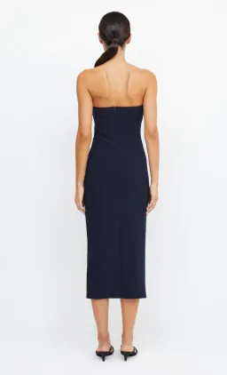 Bec & Bridge Be Mine Strapless Midi Dress Ink Size 12  for rent on The Volte - image 2