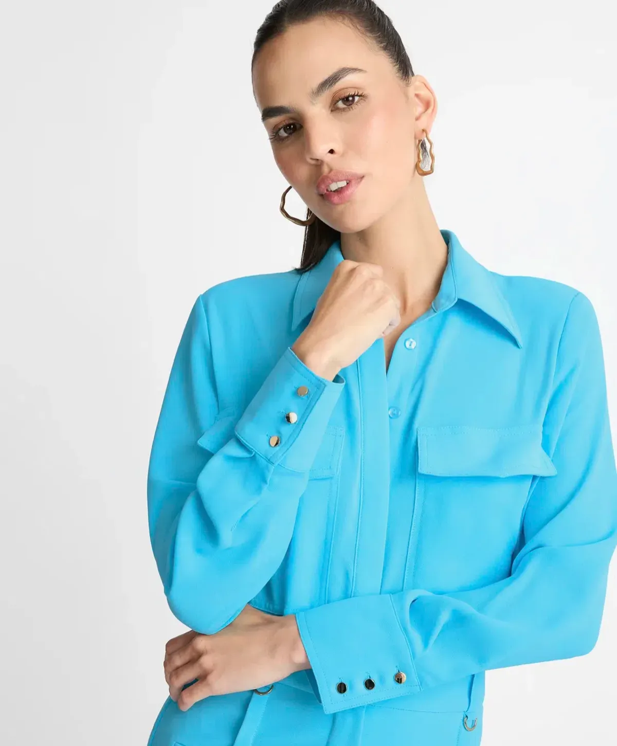 Sheike Republic Set Shirt & Shorts Set Blue Size 8  - Image 2