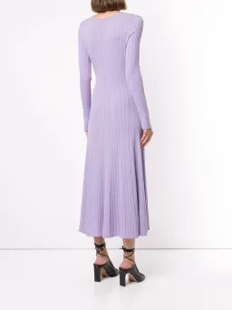 Dion Lee Pinnacle Braid Dress In Violet Size 6  for rent on The Volte - image 2
