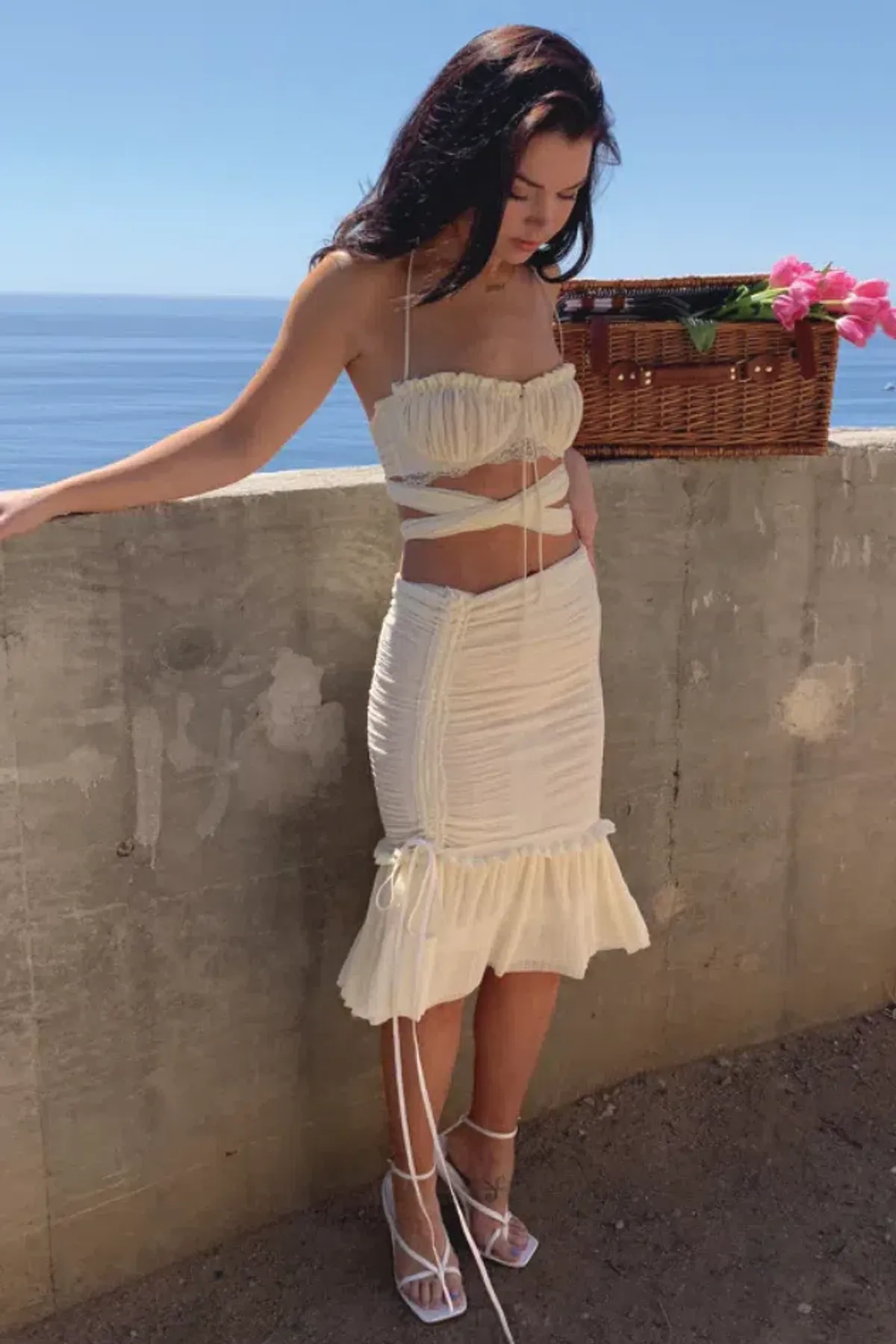 Fait Par Foutch Antoinette Set Cream Size AU 6 - Image 2