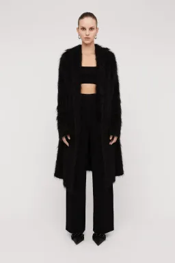 Scanlan Theodore Micro Crepe Trouser in Black in Size AU 10 for rent on The Volte - image 1
