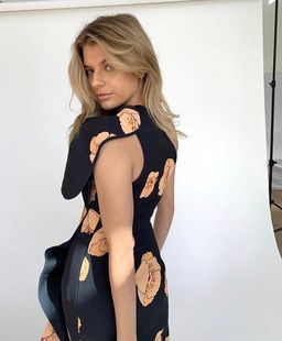 Acler Crawford Dress Amber Poppy Size AU 12 for rent on The Volte - image 2