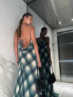 Bec & Bridge Edie Split Maxi Dress Print Size 8 for rent on The Volte - image 5