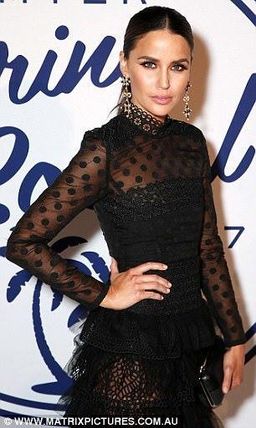 Bronx & Banco Isabella Gown Black Size 12 for rent on The Volte - image 1