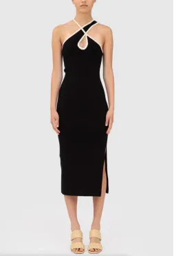 C/MEO Collective Knit Dress Black Size 6 for rent on The Volte - image 1