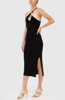 C/MEO Collective Knit Dress Black Size 6 for rent on The Volte - image 3