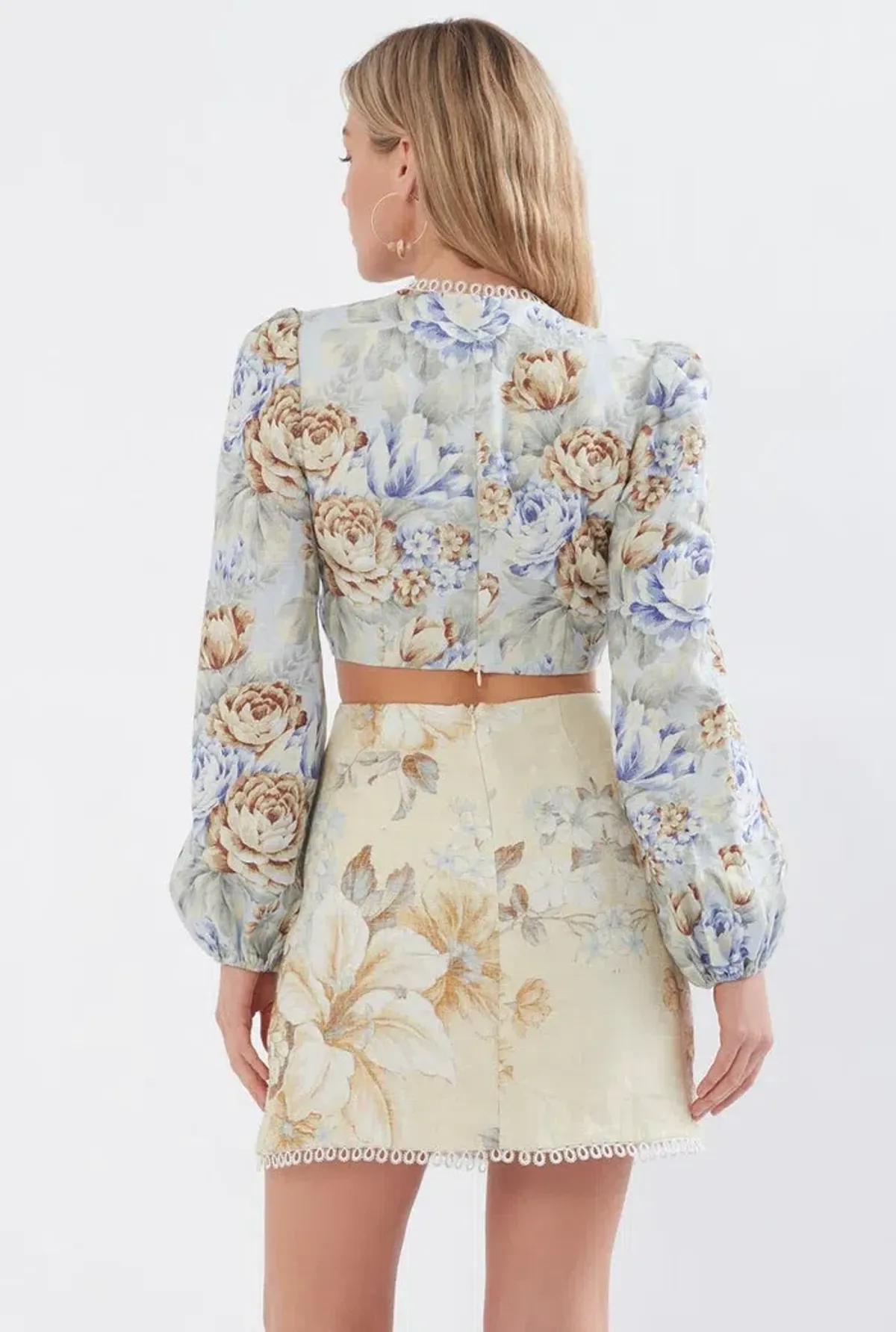 Sonya Moda Cut Out Printed Mini Dress Floral Size 6 / XS - Image 2