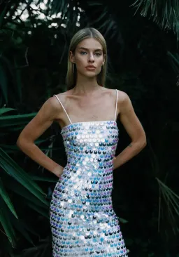 THE NEW ARRIVALS by İlkyaz Özel Phoenix in Hawaiian Gardenia White Dress Size 6/XS for rent on The Volte - image 3