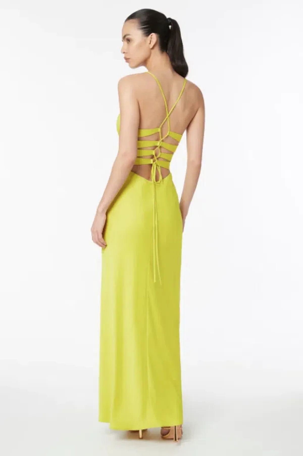 Manning Cartell Time To Shine Slip Maxi Dress Lime Size 8 / S - Image 2