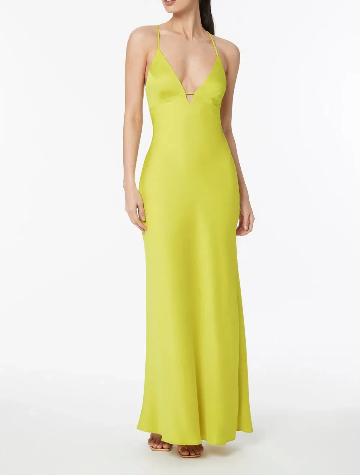 Manning Cartell Time To Shine Slip Maxi Dress Lime Size 8 / S - Image 1