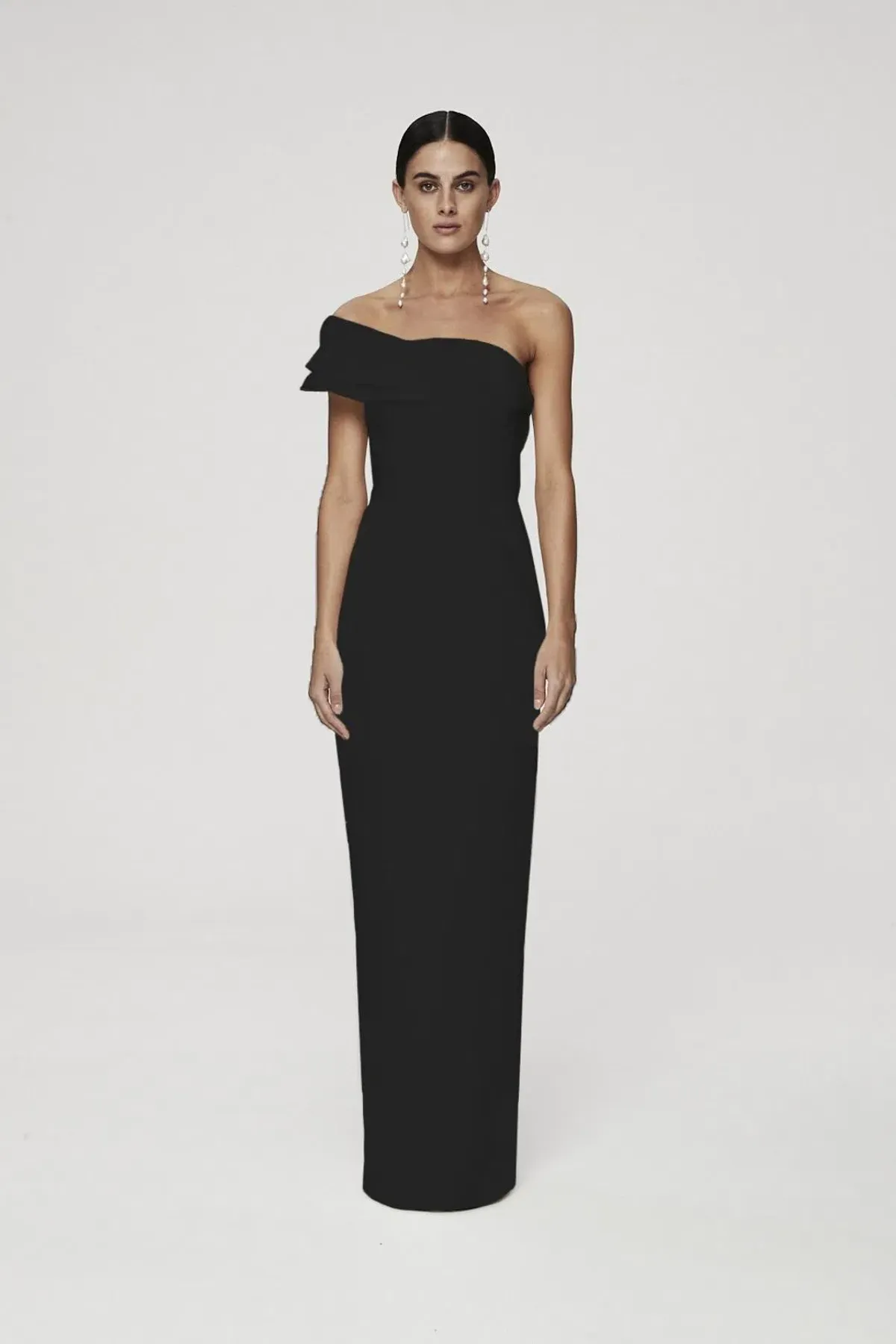 Rachel Gilbert Drew Gown Black Size 4 / AU 14 - Image 1