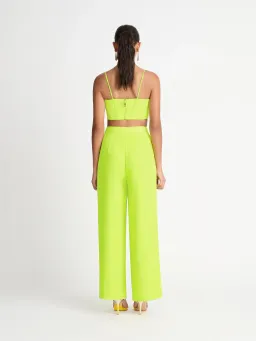 Sheike Lola Bustier Size 8 and Pant Size 10 Coord Set in Lime Green  for rent on The Volte - image 3