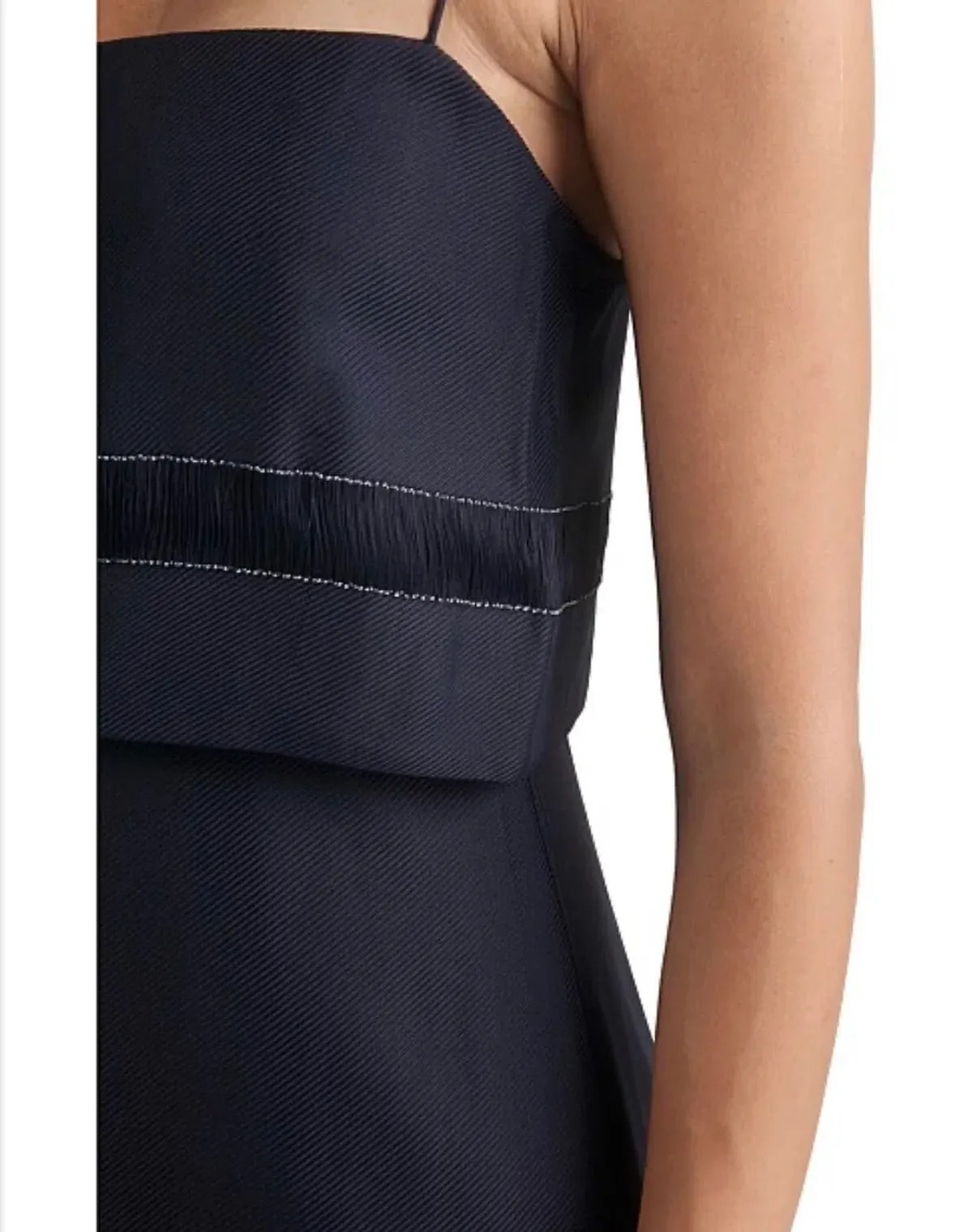 Dion Lee Float Slip Dress Navy Size AU 8 - Image 4