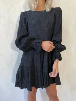 Sovere Asher Reversible Smock Dress Black Size AU 8  for rent on The Volte - image 4