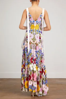 Rachel Gilbert Nya Gown Multi-colored Size 2 / AU 10 for rent on The Volte - image 2