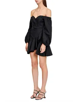 Significant Other Jasmine Short Sleeve Mini Dress Black Size AU 12 for rent on The Volte - image 4