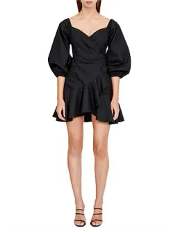 Significant Other Jasmine Short Sleeve Mini Dress Black Size AU 12 for rent on The Volte - image 2