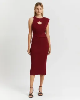 Sass & Bide No More Wishing Dress in Cherry Red Size 6 for rent on The Volte - image 4