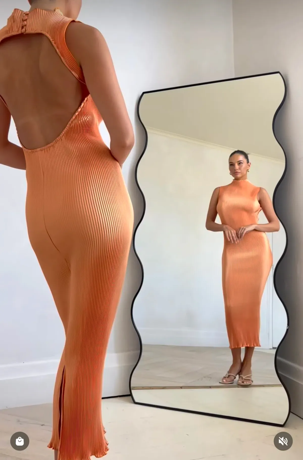 L'idee Woman Gisele Gown Sunset Size 8  - Image 4