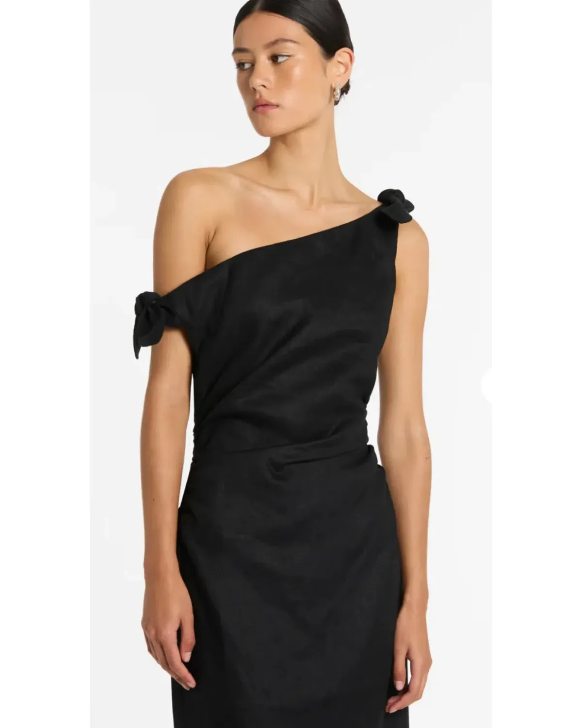 Sir the Label Bettina Off Shoulder Dress Black Size AU 10 - Image 2