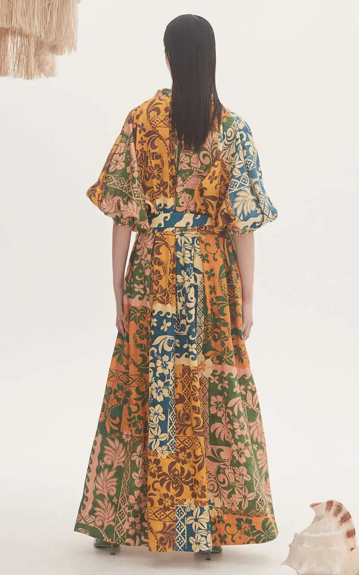 Alemais Archie Wrap Dress Multi Size 14 - Image 3