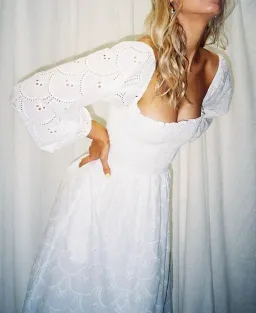 Palm Noosa Goodall Dress White Size 10 for rent on The Volte - image 2