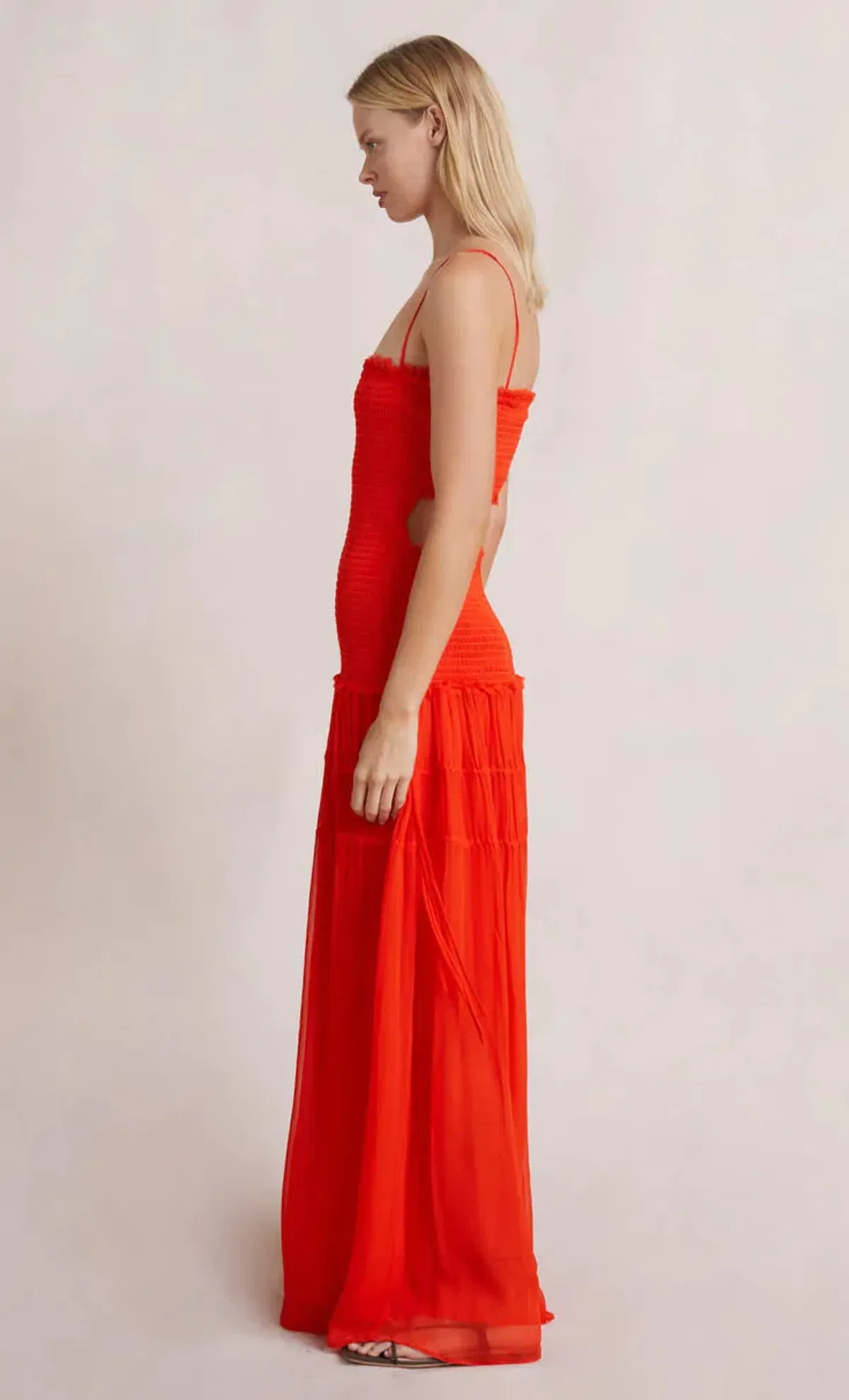 Bec & Bridge Charlotte Maxi Dress Red Size 10 - Image 2