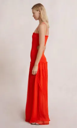 Bec & Bridge Charlotte Maxi Dress Red Size 10 for rent on The Volte - image 2