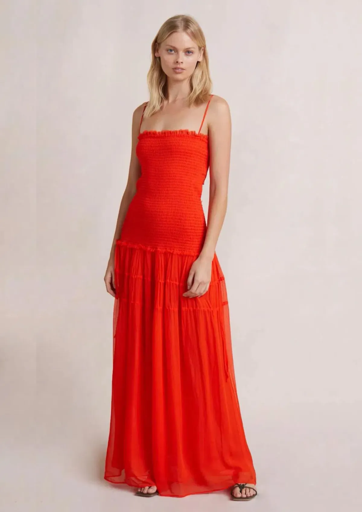 Bec & Bridge Charlotte Maxi Dress Red Size 10 - Image 1