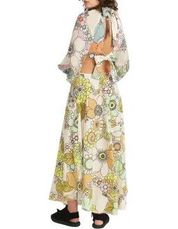 Alemais Farrah Cut Out Midi Dress Print Size 10 for rent on The Volte - image 5