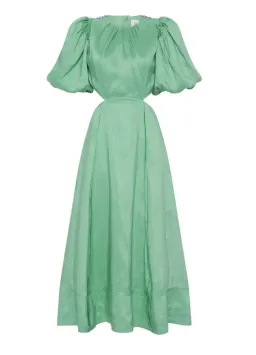 Aje Relic Beaded Mini Dress Green Size 10 for rent on The Volte - image 4