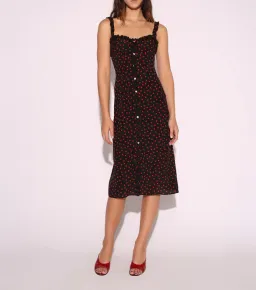 Realisation Par The Juliet Midi Dress in Italia Spot Size M / Au 10 for rent on The Volte - image 1