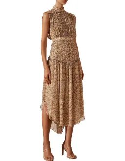 Shona Joy Ambar Sleeveless Midi Dress Floral Size 8 / S for rent on The Volte - image 2