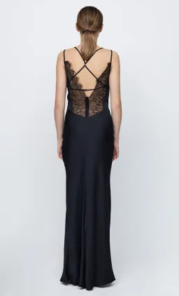 Bec & Bridge Lucille Lace Cut Out Camille Open Back Maxi Dress Black Size 8 / S for rent on The Volte - image 7