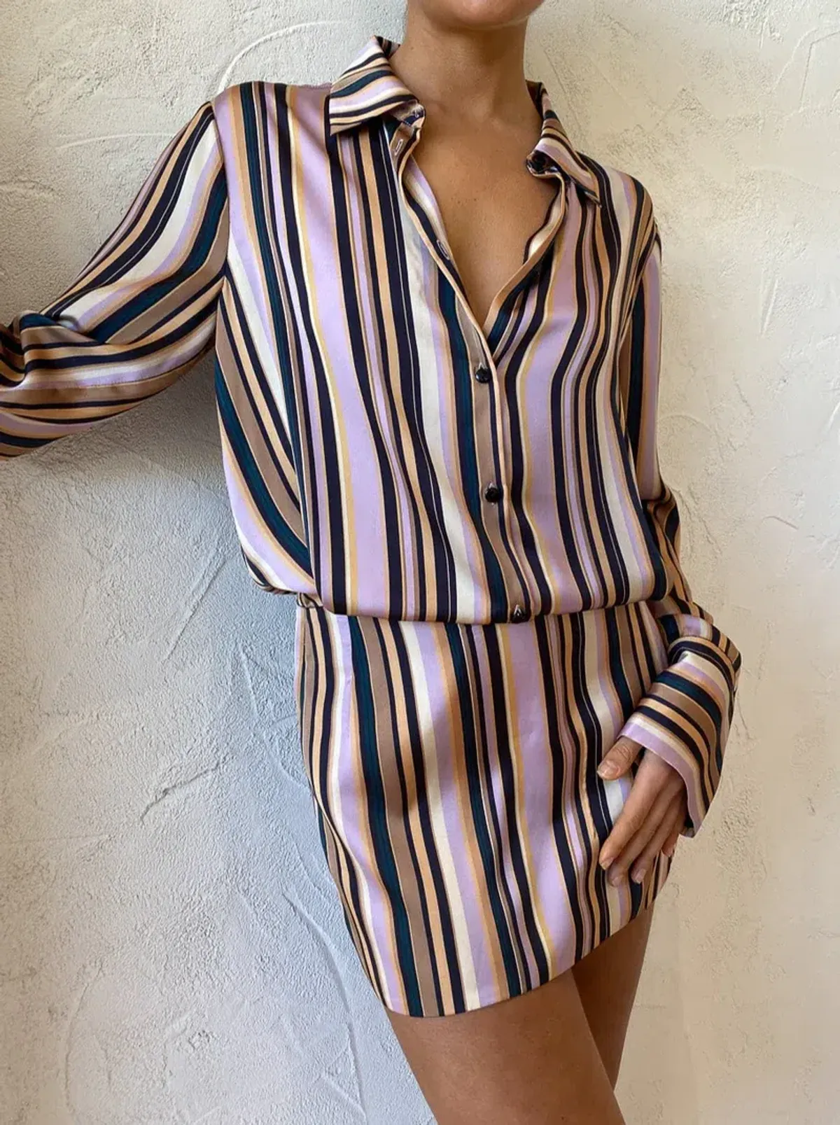 Hansen & Gretel Jerico Dress In Licorice Stripe Size AU 10 - Image 8