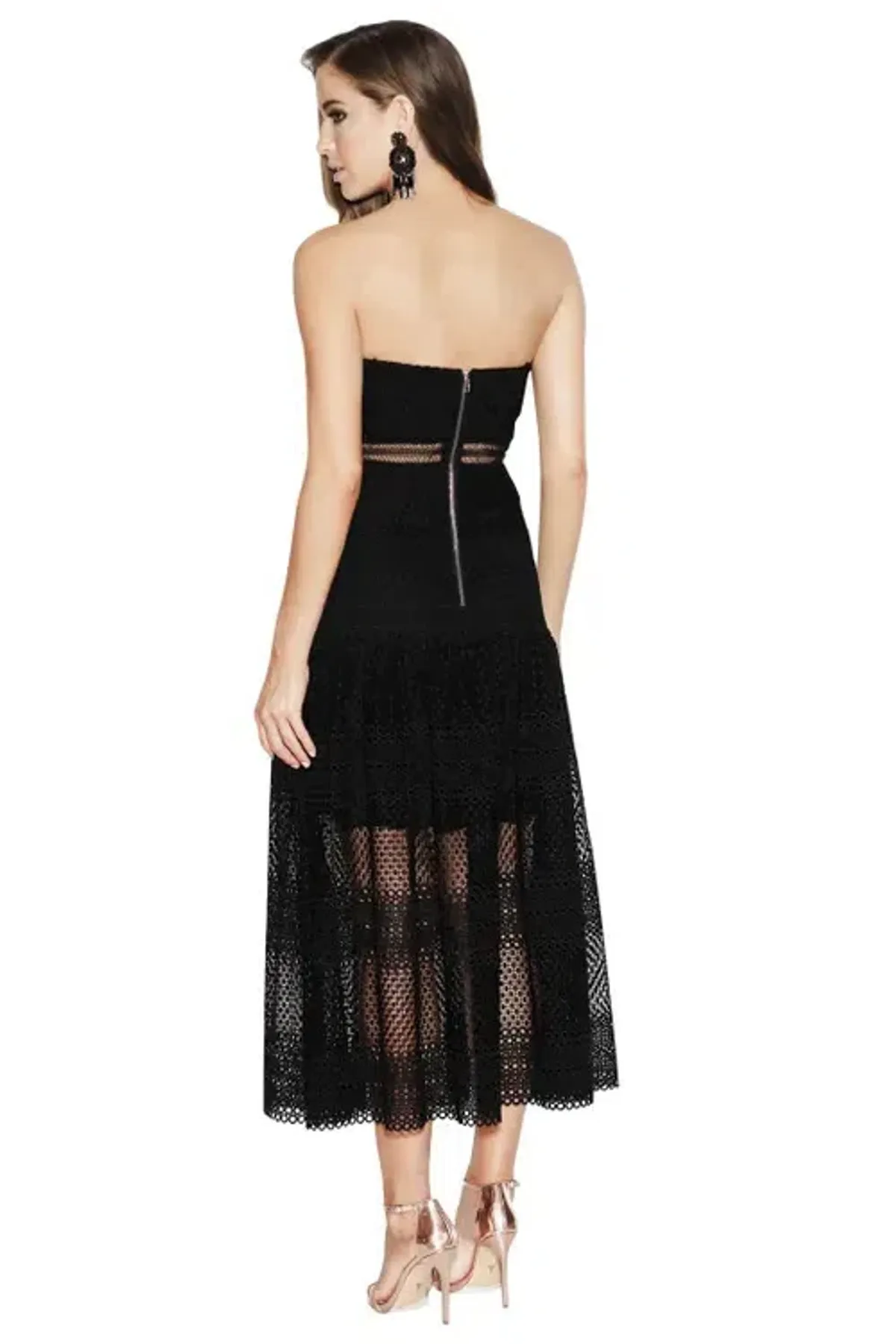 Grace & Hart Show Me Up Midi Black Size AU 8 - Image 3