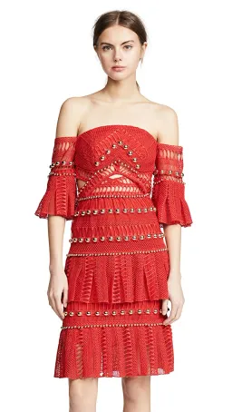 Thurley Heaven Dress Red Size 6 for rent on The Volte - image 2