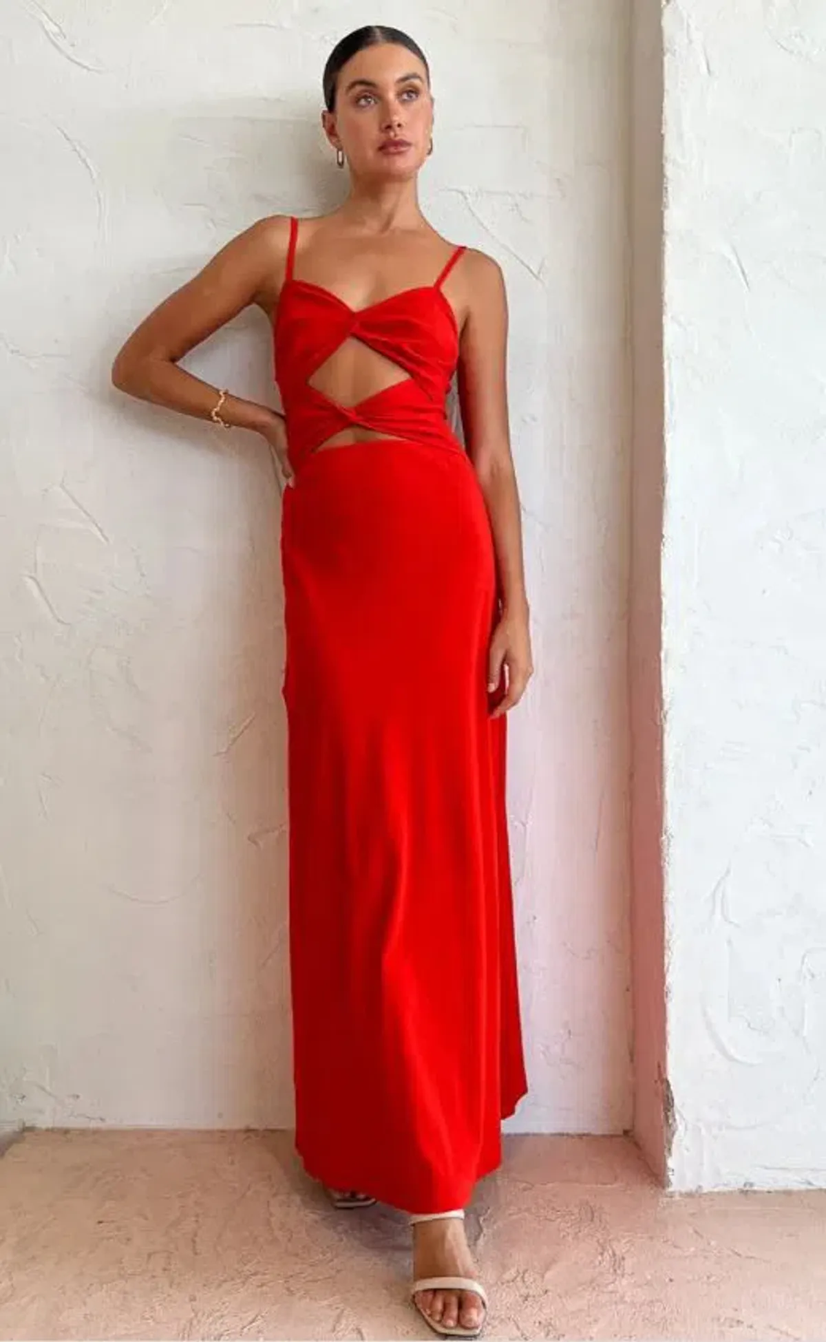 Anna Quan Natalia Dress in Chilli Size 8 - Image 1